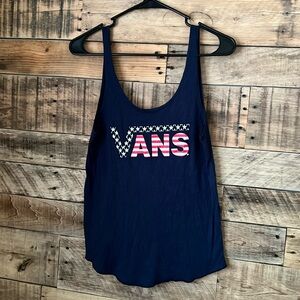 Vans American flag tank